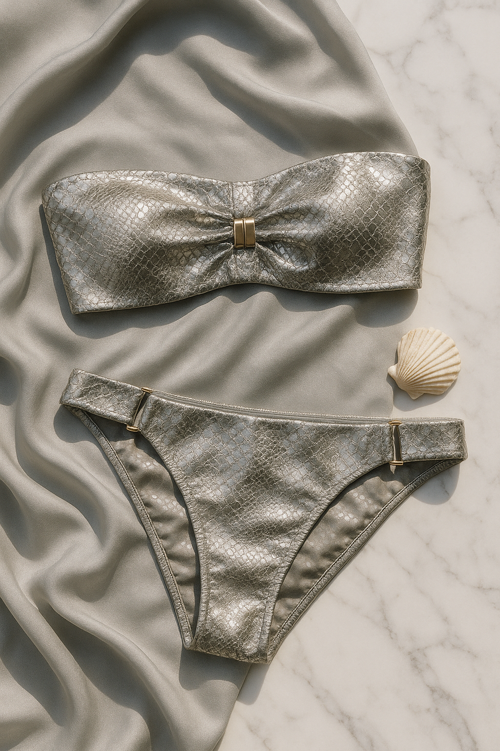 The Mirage — silver bandeau